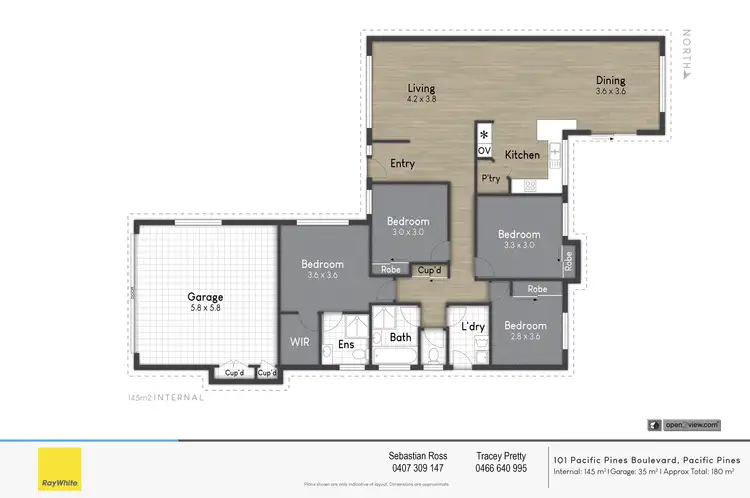 Floorplan of Homely house listing, 101 Pacific Pines Boulevard, Pacific Pines QLD 4211