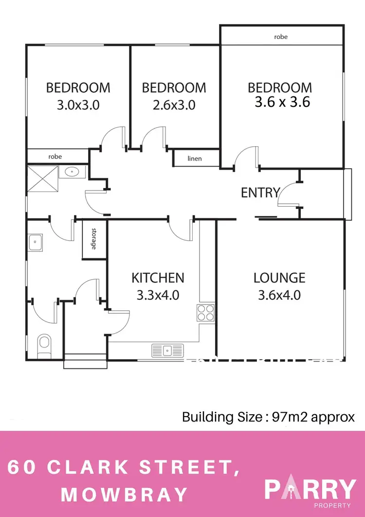 Floorplan of Homely house listing, 60 Clark Street, Mowbray TAS 7248