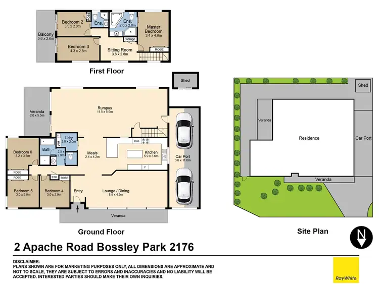 Floorplan of Homely house listing, 2 Apache Road, Bossley Park NSW 2176