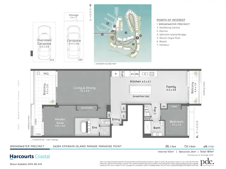 Floorplan of Homely apartment listing, 26204 Ephraim Island, Paradise Point QLD 4216