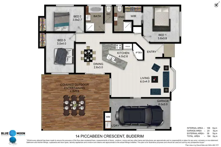 Floorplan of Homely house listing, 14 Piccabeen Crescent, Buderim QLD 4556
