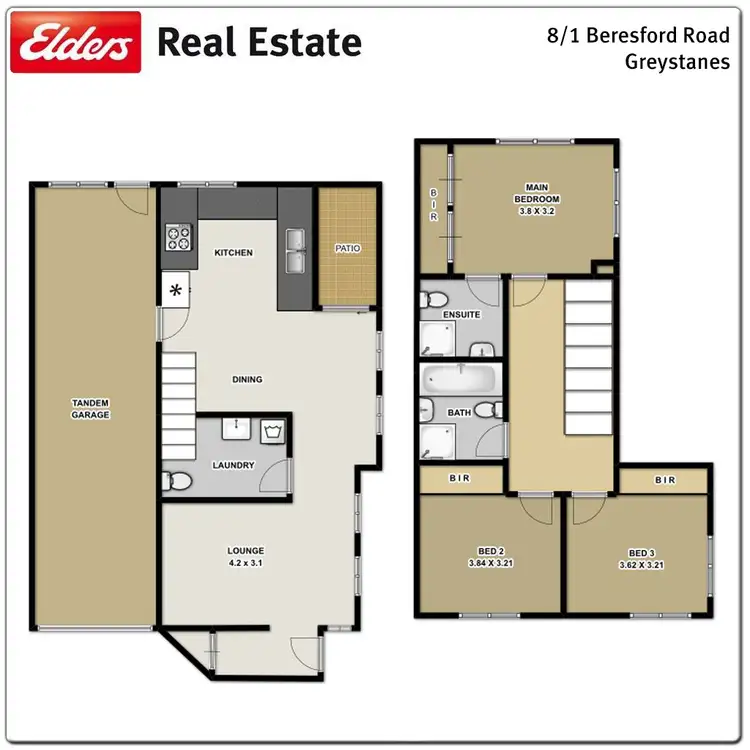 Floorplan of Homely townhouse listing, 8/1 Beresford Road, Greystanes NSW 2145
