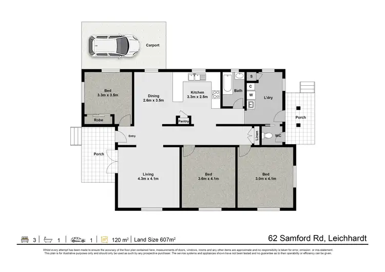 Floorplan of Homely house listing, 62 Samford Road, Leichhardt QLD 4305