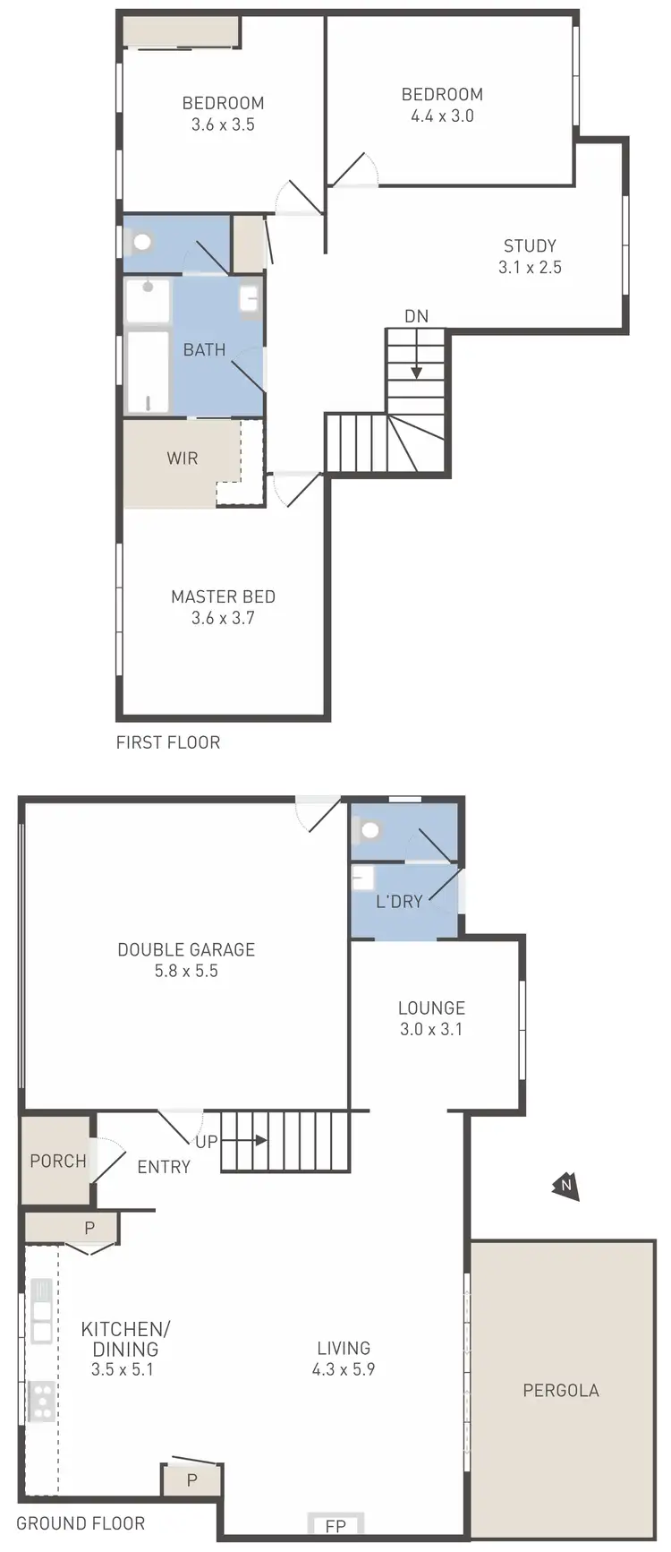 Floorplan of Homely house listing, 7 Alma Lane, Caroline Springs VIC 3023