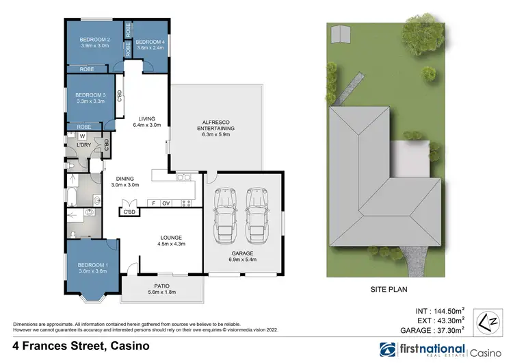 Floorplan of Homely house listing, 4 Frances Street, Casino NSW 2470