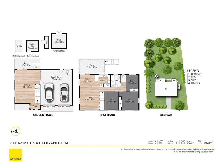 Floorplan of Homely house listing, 7 Osborne Court, Loganholme QLD 4129