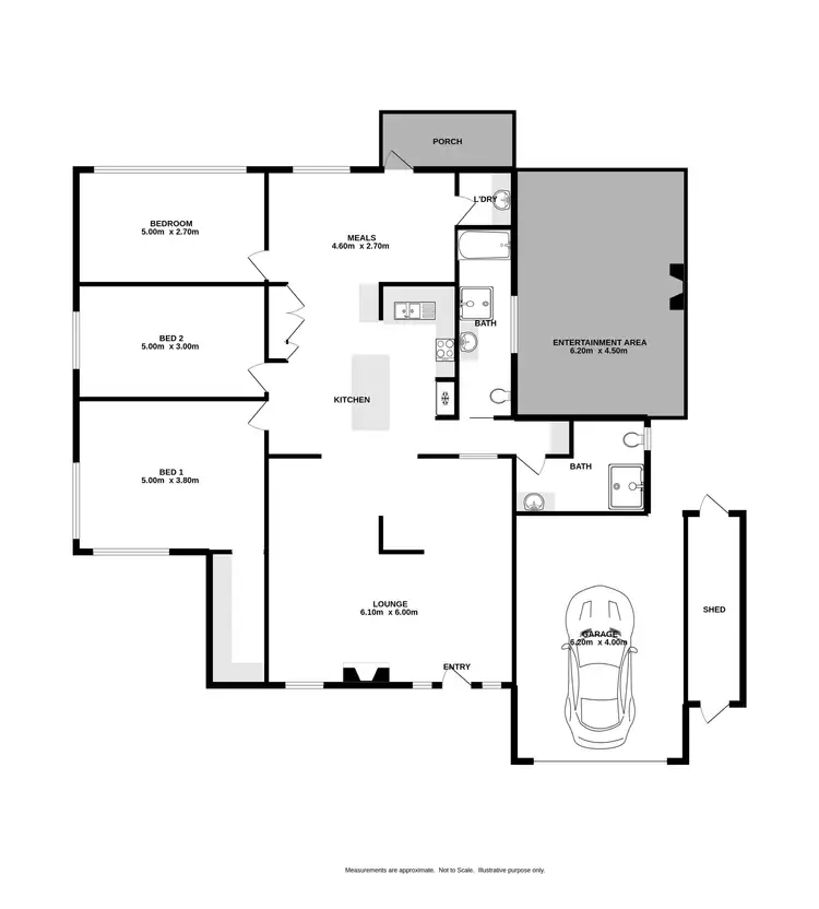Floorplan of Homely house listing, 276 Highview Crescent, Lavington NSW 2641