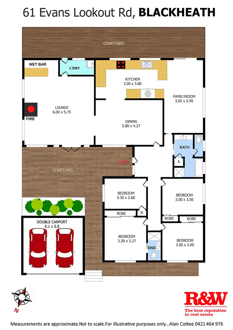 Floorplan of Homely house listing, 61 Evans Lookout Road, Blackheath NSW 2785
