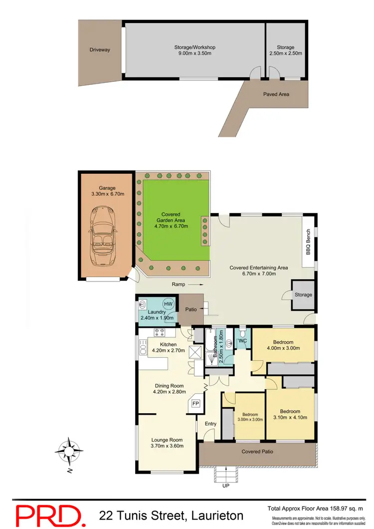 Floorplan of Homely house listing, 22 Tunis Street, Laurieton NSW 2443