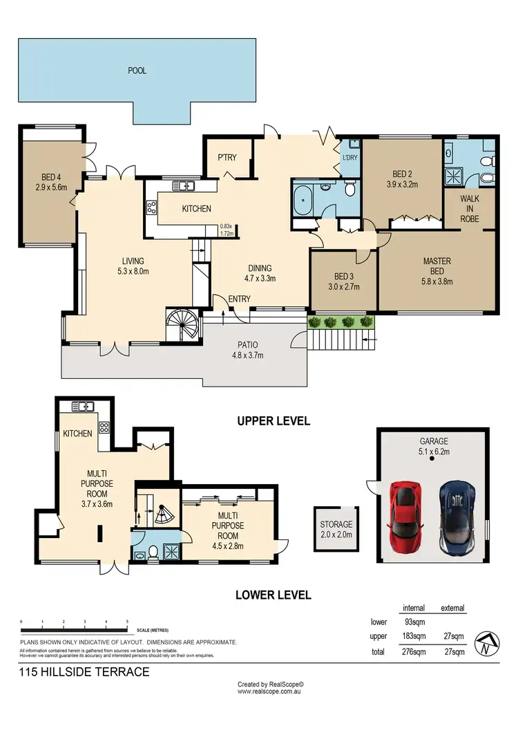 Floorplan of Homely house listing, 115 Hillside Terrace, St Lucia QLD 4067