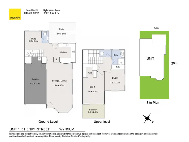 Floorplan of Homely townhouse listing, 1/3 Henry Street, Wynnum QLD 4178