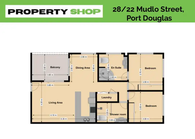 Floorplan of Homely apartment listing, 28/22 Mudlo Street, Port Douglas QLD 4877