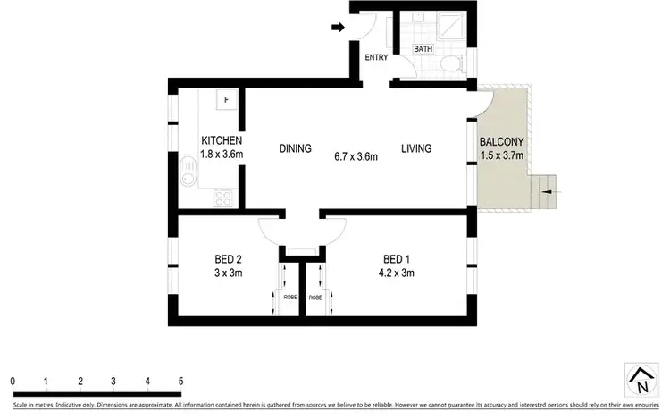 Floorplan of Homely unit listing, 12/180 Russell Avenue, Dolls Point NSW 2219
