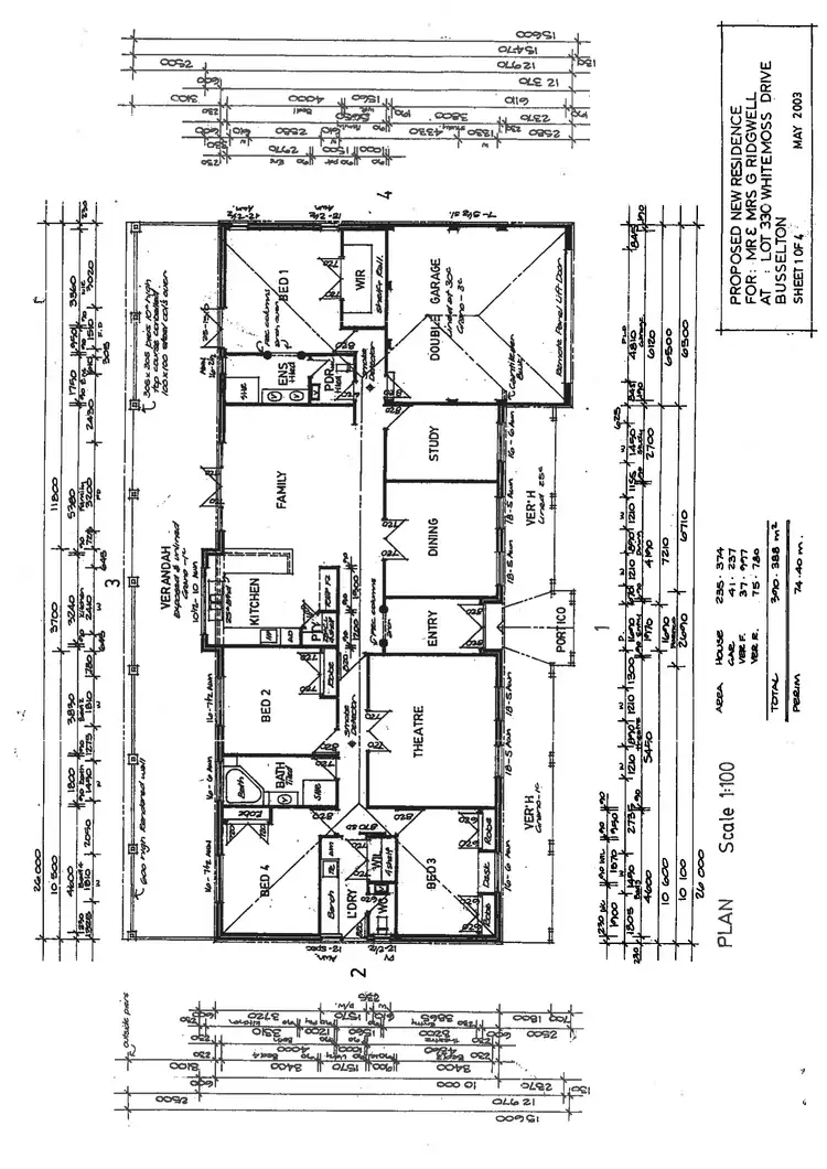 Floorplan of Homely house listing, 54 Whitemoss Drive, Vasse WA 6280
