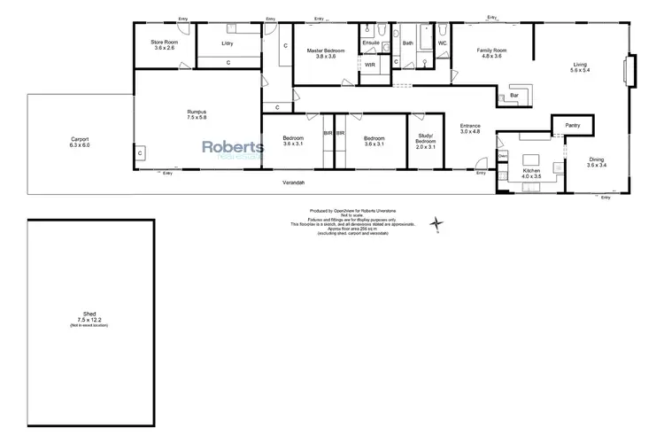 Floorplan of Homely rural property listing, 79 Blackwood Road, West Ulverstone TAS 7315