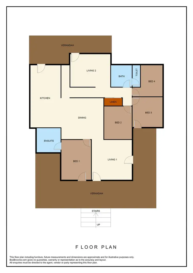 Floorplan of Homely house listing, 207 Ocean View Road, Cooroy QLD 4563