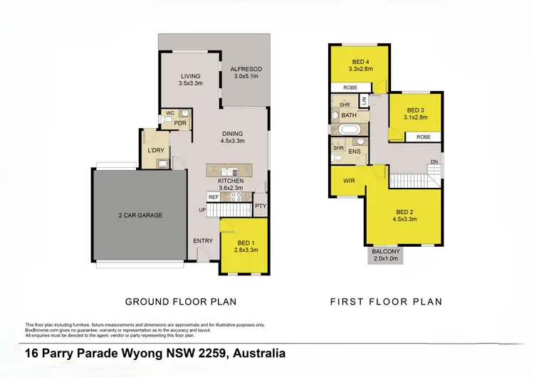 Floorplan of Homely house listing, 16 Parry Parade, Wyong NSW 2259