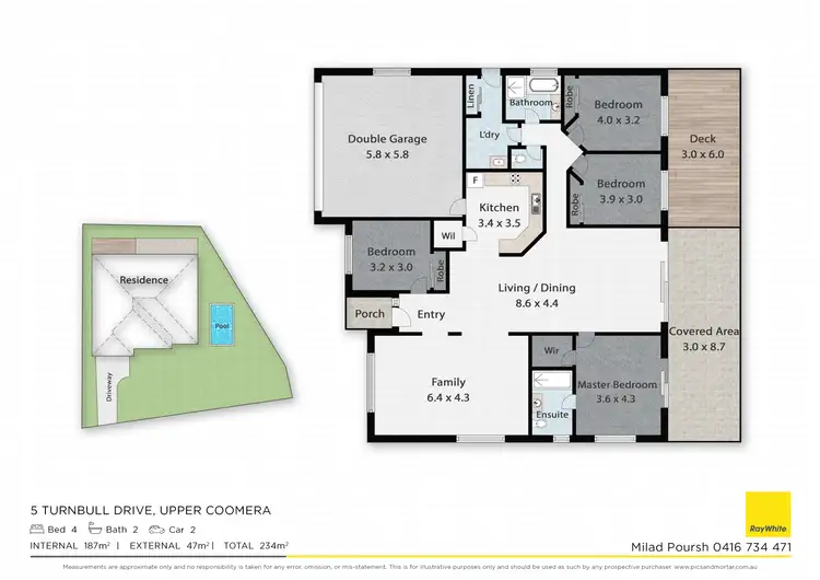 Floorplan of Homely house listing, 5 Turnbull Drive, Upper Coomera QLD 4209