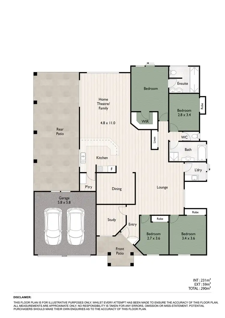 Floorplan of Homely house listing, 21 Chilton Crescent, North Lakes QLD 4509