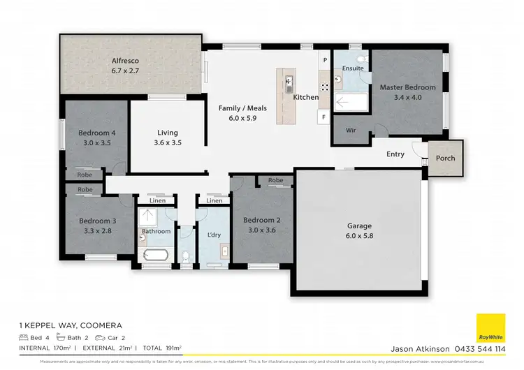 Floorplan of Homely house listing, 1 Keppel Way, Coomera QLD 4209