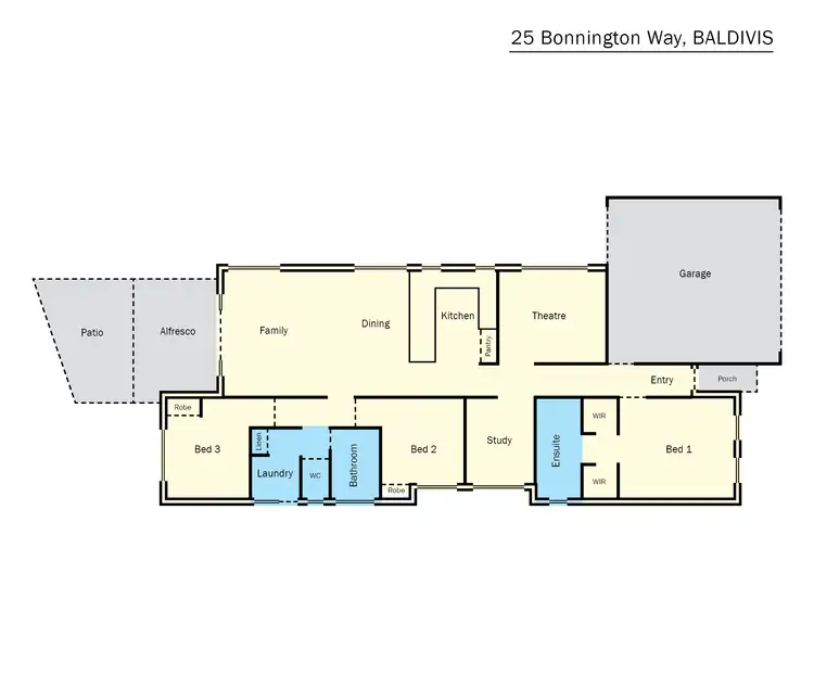 Floorplan of Homely house listing, 25 Bonnington Way, Baldivis WA 6171