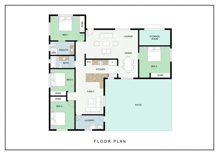 Floorplan of Homely house listing, 7 Waratah Street, Beaconsfield QLD 4740