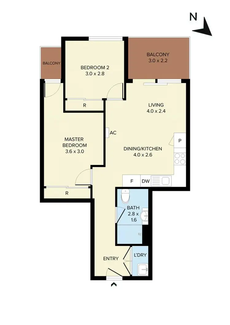 Floorplan of Homely apartment listing, 102/9 Mountain Gate Drive, Ferntree Gully VIC 3156