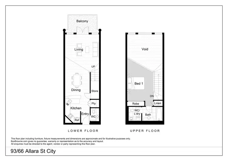 Floorplan of Homely apartment listing, 93/66 Allara Street, City ACT 2601