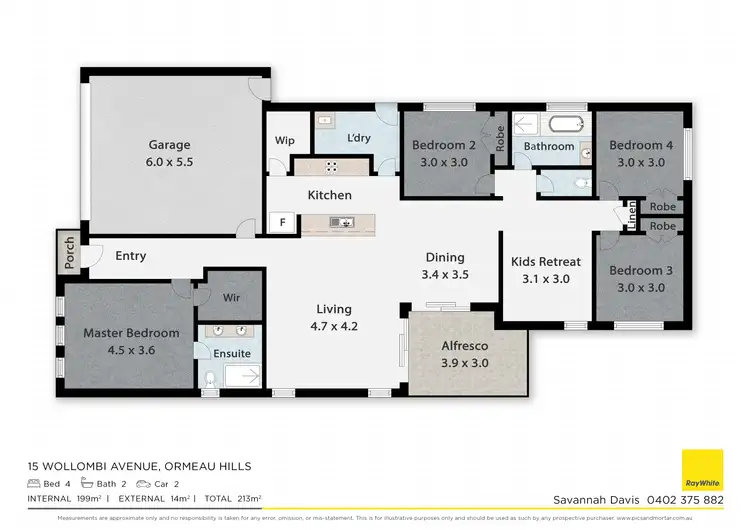 Floorplan of Homely house listing, 15 Wollombi Avenue, Ormeau Hills QLD 4208
