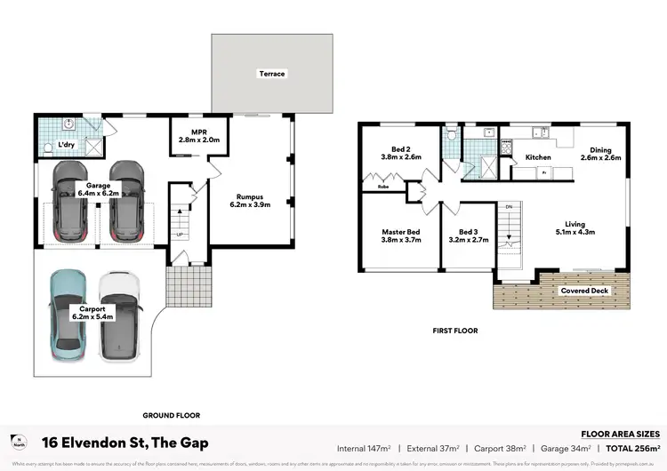 Floorplan of Homely house listing, 16 Elvendon Street, The Gap QLD 4061