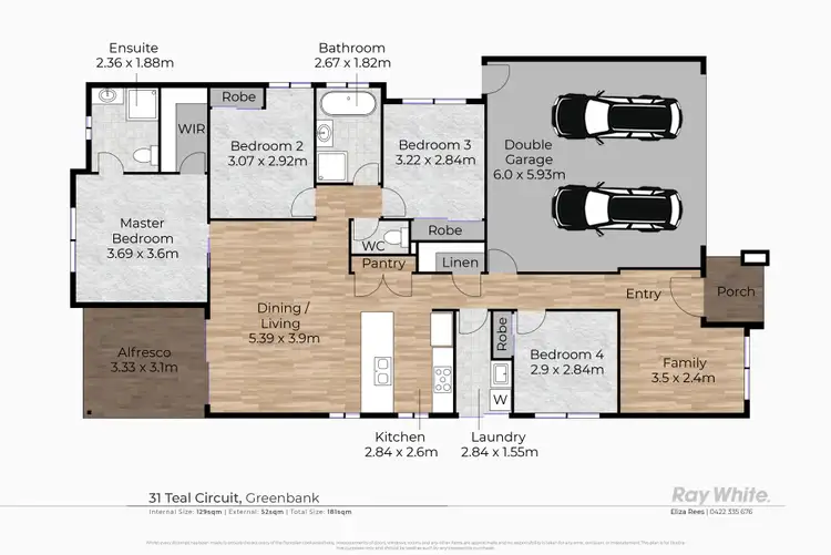 Floorplan of Homely house listing, 31 Teal Circuit, Greenbank QLD 4124