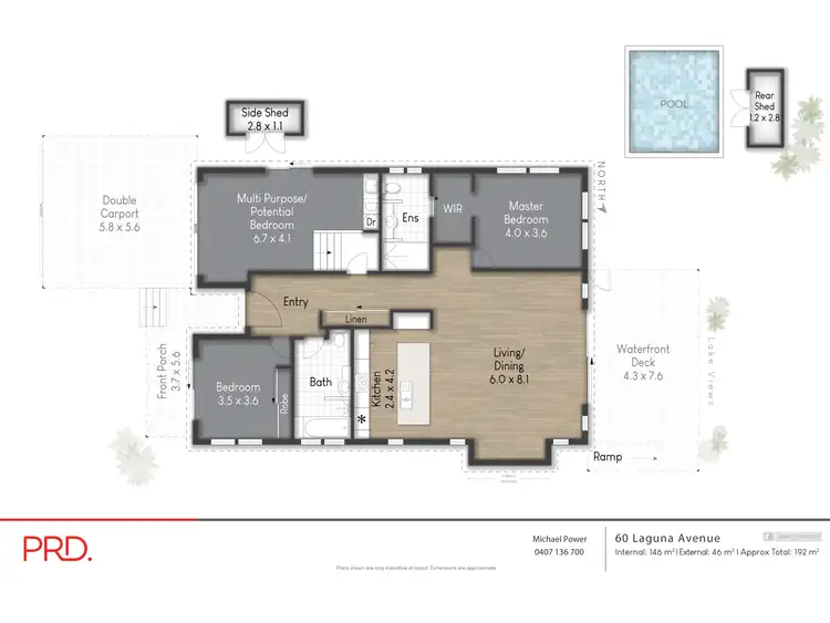 Floorplan of Homely house listing, 60 Laguna Avenue, Palm Beach QLD 4221