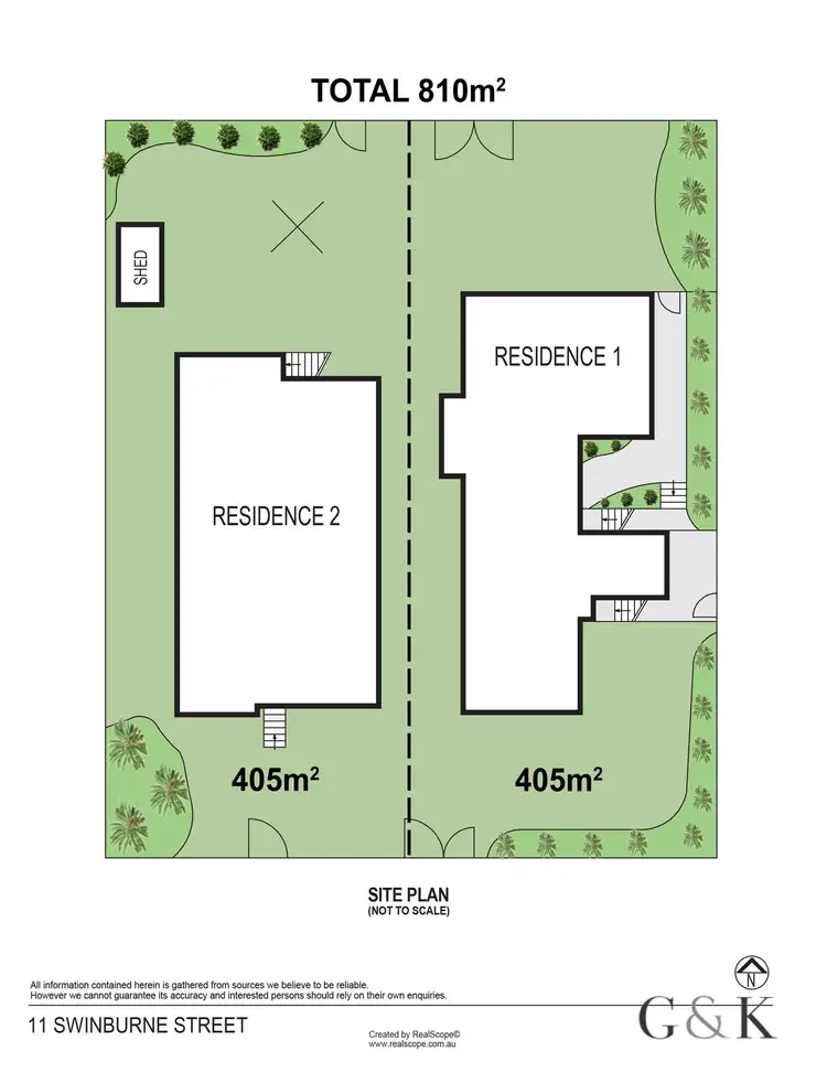 Floorplan of Homely house listing, 11 & 15 Swinburne Street, Lutwyche QLD 4030