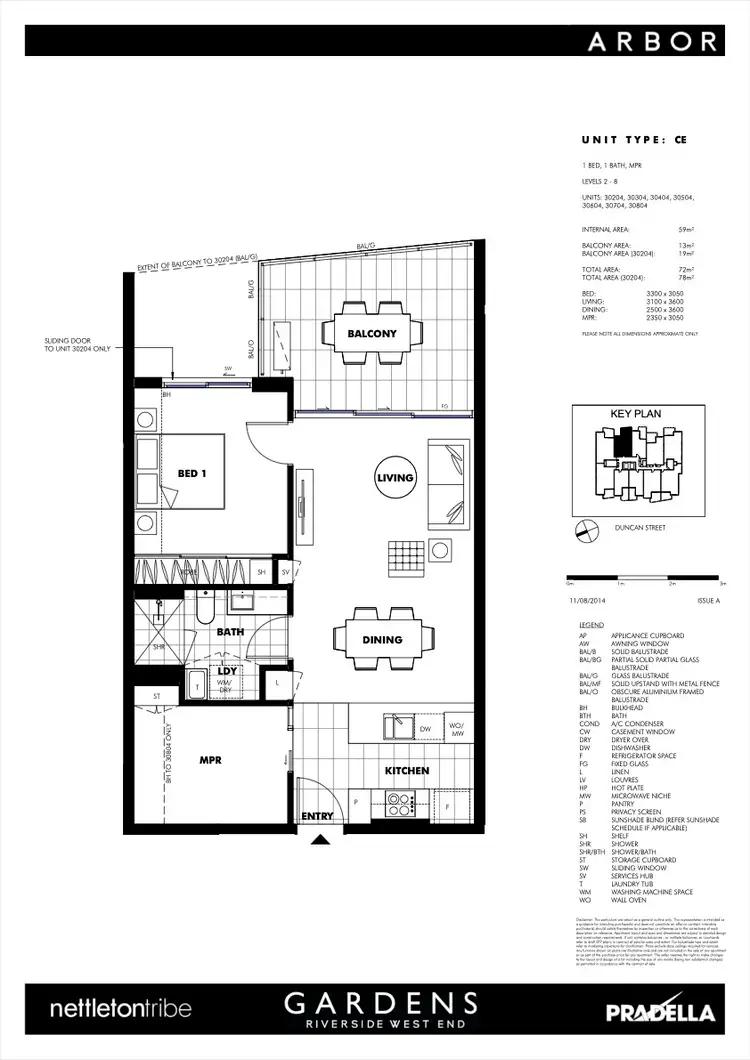Floorplan of Homely apartment listing, 30204/40 Duncan Street, West End QLD 4101