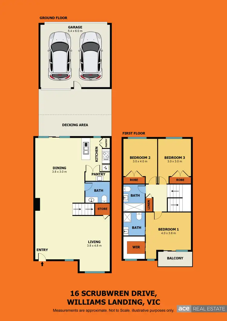 Floorplan of Homely house listing, 16 Scrubwren Drive, Williams Landing VIC 3027