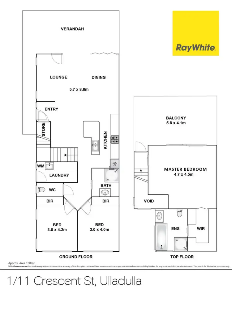 Floorplan of Homely townhouse listing, 1/11 Crescent Street, Ulladulla NSW 2539