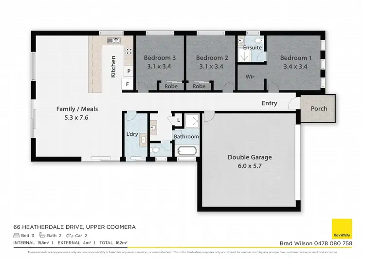 Floorplan of Homely house listing, 66 Heatherdale Drive, Upper Coomera QLD 4209