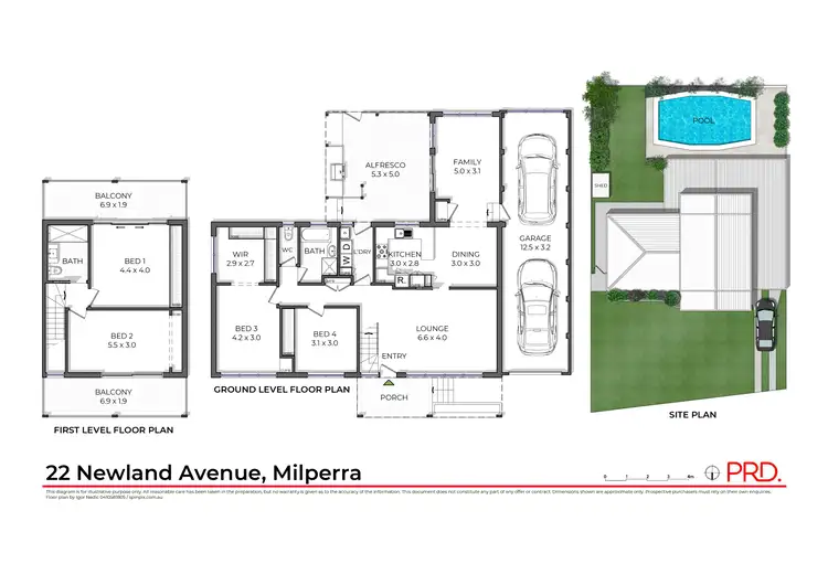 Floorplan of Homely house listing, 22 Newland Avenue, Milperra NSW 2214