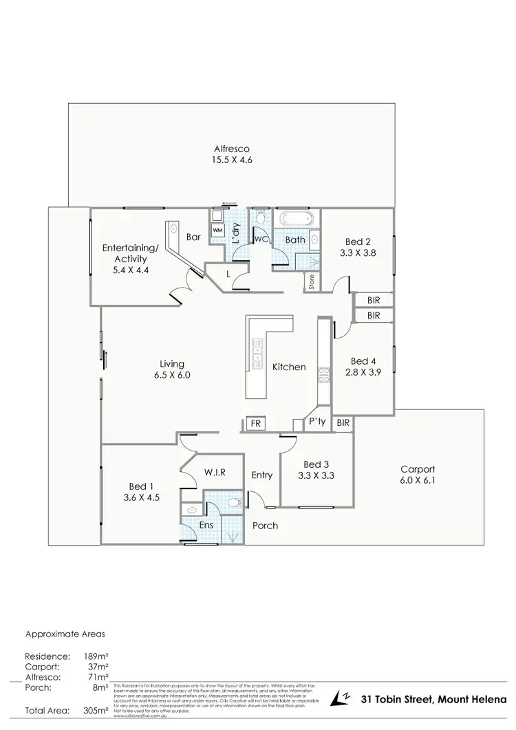 Floorplan of Homely house listing, 31 Tobin Street, Mount Helena WA 6082