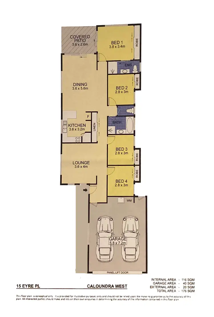 Floorplan of Homely house listing, 15 Eyre Place, Caloundra West QLD 4551