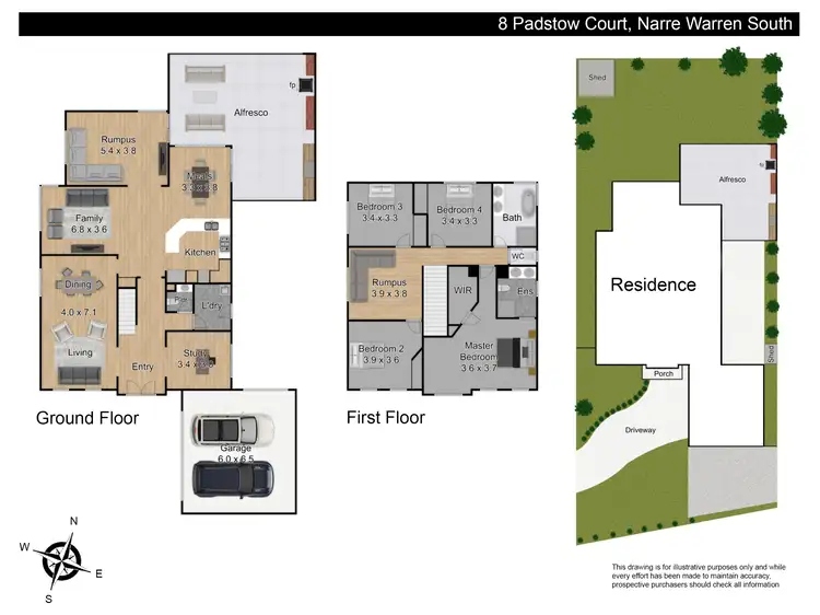 Floorplan of Homely house listing, 8 Padstow Court, Narre Warren South VIC 3805