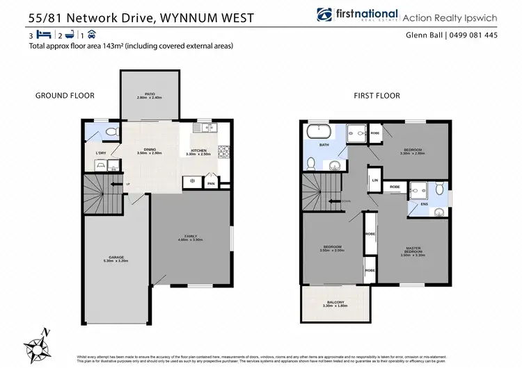 Floorplan of Homely unit listing, 55/81 Network Drive, Wynnum West QLD 4178