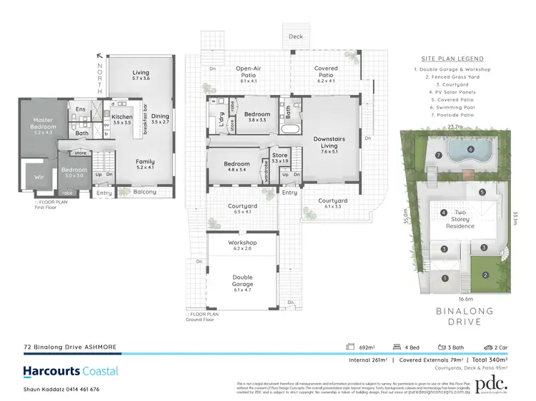 Floorplan of Homely house listing, 72 Binalong Drive, Ashmore QLD 4214