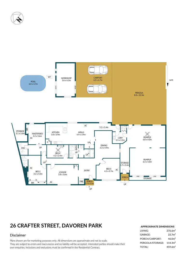 Floorplan of Homely house listing, 26 Crafter Street, Davoren Park SA 5113