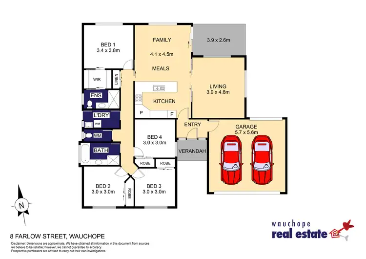 Floorplan of Homely house listing, 8 Farlow Street, Wauchope NSW 2446