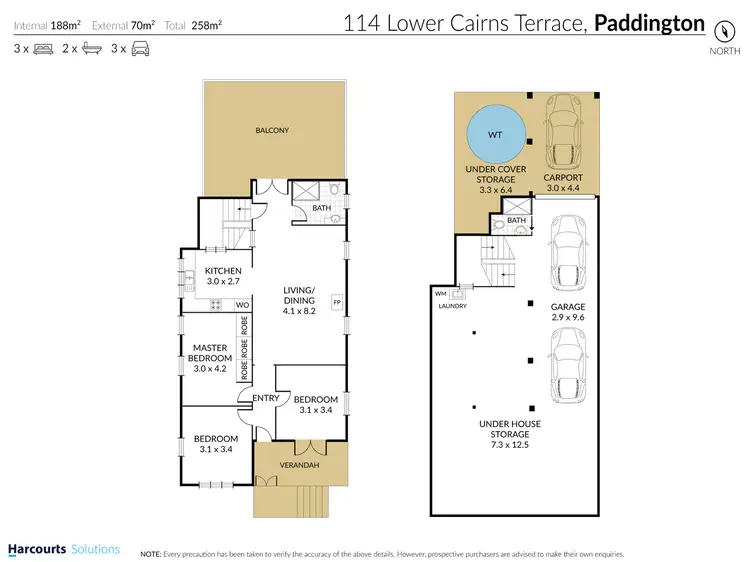 Floorplan of Homely house listing, 114 Lower Cairns Terrace, Paddington QLD 4064
