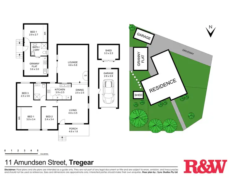 Floorplan of Homely house listing, 11 & 11A Amundsen Street, Tregear NSW 2770