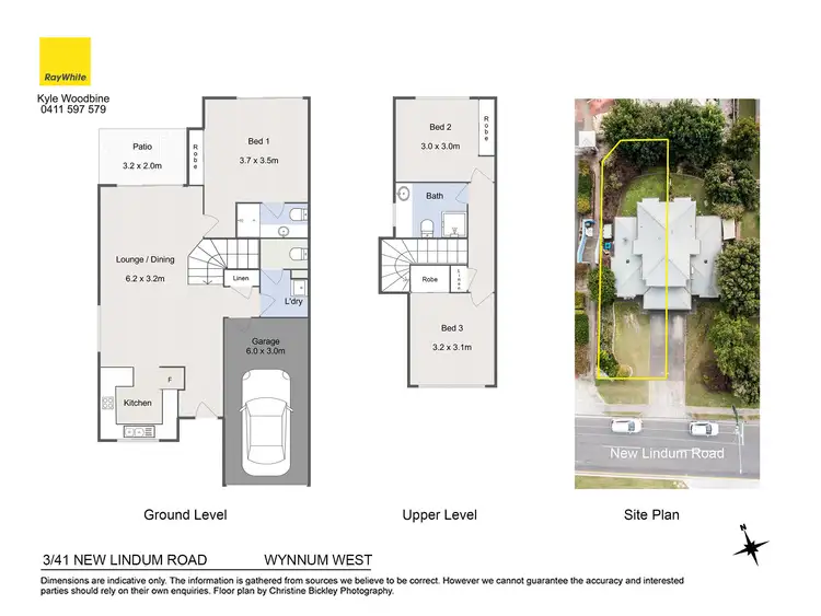 Floorplan of Homely townhouse listing, 3/41 New Lindum Road, Wynnum West QLD 4178