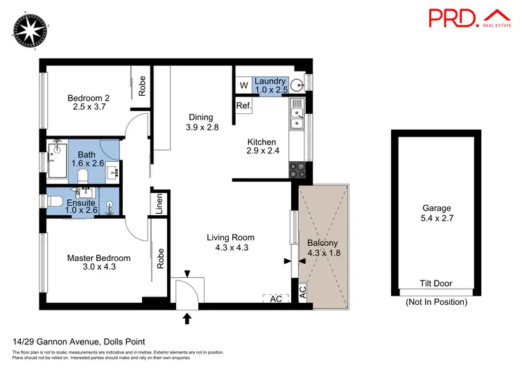 Floorplan of Homely unit listing, 14/29-31 Gannon Avenue, Dolls Point NSW 2219