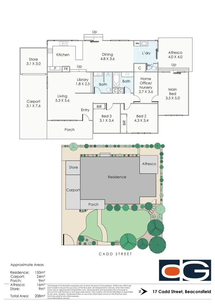 Floorplan of Homely house listing, 17 Cadd Street, Beaconsfield WA 6162